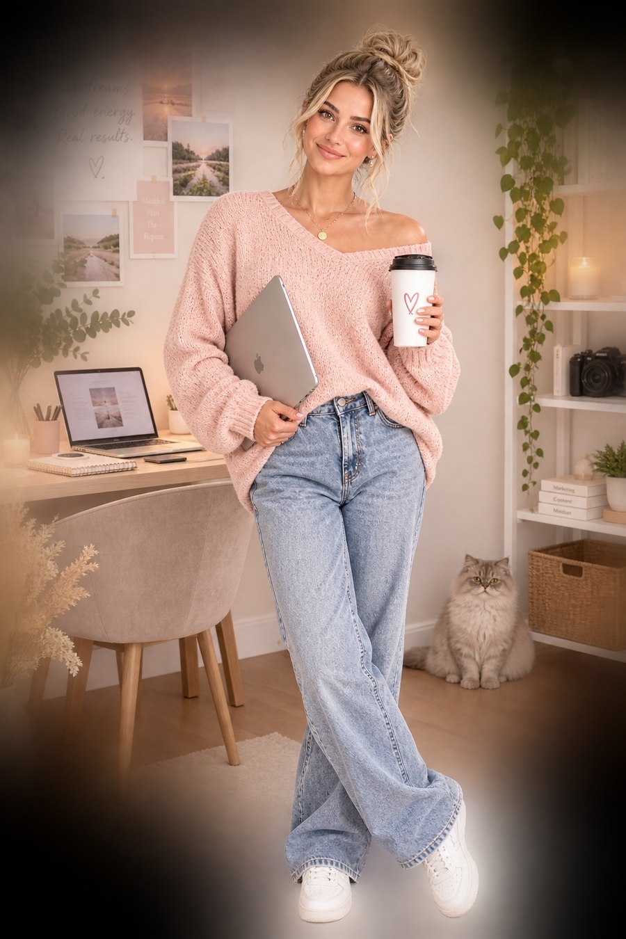 Mira, die Kunstfigur hinter affiliate.mit.mira (KI-generierte Darstellung)
